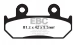Piduriklotsid HONDA CBR 600 FM/FN/FP/FR (91-94) EBC Brakes 4589