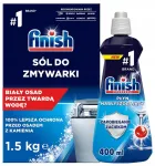 N&otilde;udepesumasina sool Finish 1,5 kg ja loputusaine 400 ml komplekt