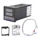 REX-C100 temperatuuri kontroller K-t&uuml;&uuml;pi anduri ja SSR 40A-ga