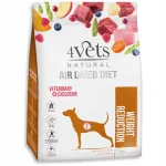 4VETS Natural Weight Reduction kuivtoit koertele, 1 kg