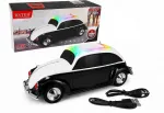 Juhtmevaba autok&otilde;lar, 3W, FM raadio, USB, MP3, laetav, valge