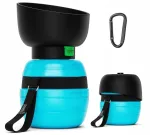Koera veepudel 350 ml kokkupandava reisikausiga