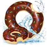 T&auml;ispuhutav r&otilde;ngas CHOCOLATE DONUT Brown Donut 80#