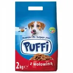 Kuiv koeratoit Puffi veiselihaga, 2 kg