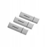 INTENSO Alu Line 16 GB h&otilde;bedased USB m&auml;lupulgad, 3 tk