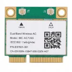MC-AC7265 traadita v&otilde;rgukaart, Mini PCI-E, kahe sagedusega 2.4/5 GHz, 1200 Mb/s