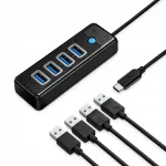 USB-C jagaja Orico, 4x USB-A 3.0, 1,8 m