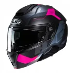 Motorratturi kiiver HJC I91, must/roosa, CARST, S suurus