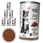 TufTuf koerakonservid hirveliha, t&uuml;kid kastmes, 6 x 1250 g