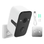 Juhtmevaba WiFi turvakaamera 2K Pan Tilt 1080P HD AI wy