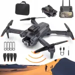 Kokkupandav droon kaameraga ja takistuste v&auml;ltimise funktsiooniga, RC kvadkopter FPV