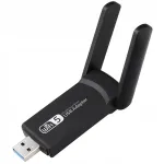 Traadita v&otilde;rgukaart USB 3.0, 1300Mbps, 2,4GHz/5GHz, 2 WiFi antenni