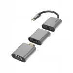 Hama Premium 6-&uuml;hes USB-C adapter MINI-DP, HDMI, VGA-ga