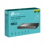 L&uuml;liti TP-Link TL-SG105PP-M2, 5 porti, 2.5G, 4 PoE++ (123W), lauapealne
