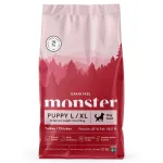 Kuiv koeratoit Monster Dog Puppy teravili vaba, kana ja kalkunilihaga, L/XL, 12 kg