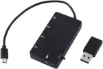 Mikro USB OTG jaotur, 4 pesa, USB 2.0, Android seadmetele