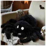 Dekoratiivne padjakate SPIDER 3D, must, Halloweeniks