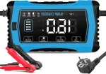 Auto aku laadija 12V/24V, 10A/16A, LCD-ekraaniga