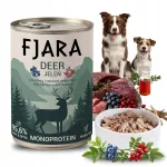 FJARA MONOPROTEIN koeratoit 95,6% hirveliha, mustikate, metsvaarika ja krilli&otilde;liga, 400 g
