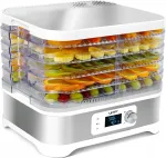 Yoer INOX k&ouml;&ouml;giviljade, puuviljade ja seente kuivati 450W taimeriga