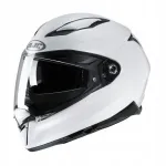 Motorratturi kiiver HJC F70, p&auml;rlvalge, XL suurus