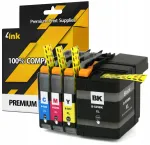 Brother LC529/LC525 XL tindikassetid, sobivad DCP-J105, DCP-J100 printeritele