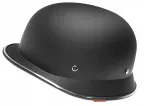 Motorrattakiiver DB69586, must matt, retro stiilis