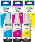 Epson 664 v&auml;rviliste tindikomplekt (mustata)
