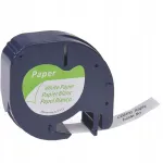Pabeririba Dymo LT100H, LT200B, LT QX50, LetraTag, valge