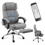 MARK ADLER hall ergonoomiline kontoritool massaažifunktsiooni ja jalatoega