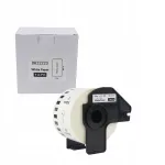 Brother DK-22223 kleepuv teip, must tr&uuml;kk, valge, 50 mm x 30,48 m