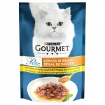 PURINA Gourmet Perle kassitoit kana ja muna kastmes, 85 g