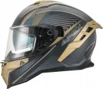 Apex FI200 Madrid mootorrattakiiver, must ja kuldne, M suurus