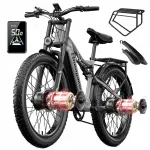 Elektriline jalgratas Shengmilo S600, 2000W, 17,5Ah, 45 km/h, 26", maastiku