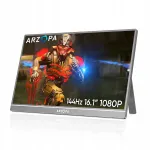S&uuml;lemonitor 16.1" 144Hz Full HD 1920x1080 ARZOPA Z1FC m&auml;ngimiseks