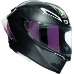 Motorratturi kiiver AGV Pista GP RR Ghiaccio, S suurus, E2206 DOT FIM, lisa klaasiga