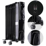 Elektriline &otilde;liradiaator, 7 sektsiooni, 1500 W, termostaadiga