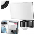 Masterled 30 W must LED-prožektor IP65 liikumisanduriga