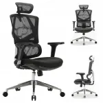 Kontoritool M90, must, ergonoomiline, reguleeritav, kuni 150 kg