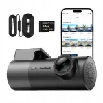 DDPAI MINI Pro 2K autokaamera salvesti, k&otilde;vakinnituskomplekt ja 64GB m&auml;lu