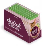 DELICKCIOUS m&auml;rg kassitoit lambalihaga, kanaga ja roheliste ubadega, 12 x 85 g