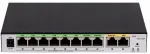 Hikvision DS-3WG210GP-SI ruuter-l&uuml;liti, 10 PoE porti, 75W, gigabit