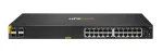 HPE Aruba CX 6000 v&otilde;rgul&uuml;liti, 24 PoE (370W), 4 SFP