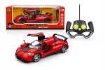 Puldiga juhitav RC sportauto avanevate uste ja LED-iga, 1:18 lastele
