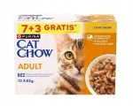 PURINA Cat Chow kassitoit kanaga ja suvik&otilde;rvitsaga želees 10x85g