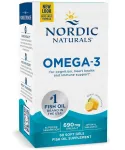 Toidulisand NORDIC NATURALS OMEGA 3 690 mg 60 kapslit, sidrunimaitseline