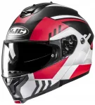 HJC C91N Kaon mootorratturi kiiver, must/punane, suurus XXL