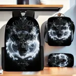 Laste seljakoti ja pliiatsikoti komplekt &bdquo;Dark Dragon&ldquo;, 3-osaline