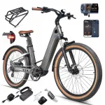 Mihogo Air Max elektrijalgratas, 19,2Ah, 48V, 900W, kuni 40 km/h, 200 km, GPS, 26"