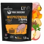 Kuiv koeratoit Paka Zwierzaka sealiha k&otilde;rvitsaga, L, 1,5 kg